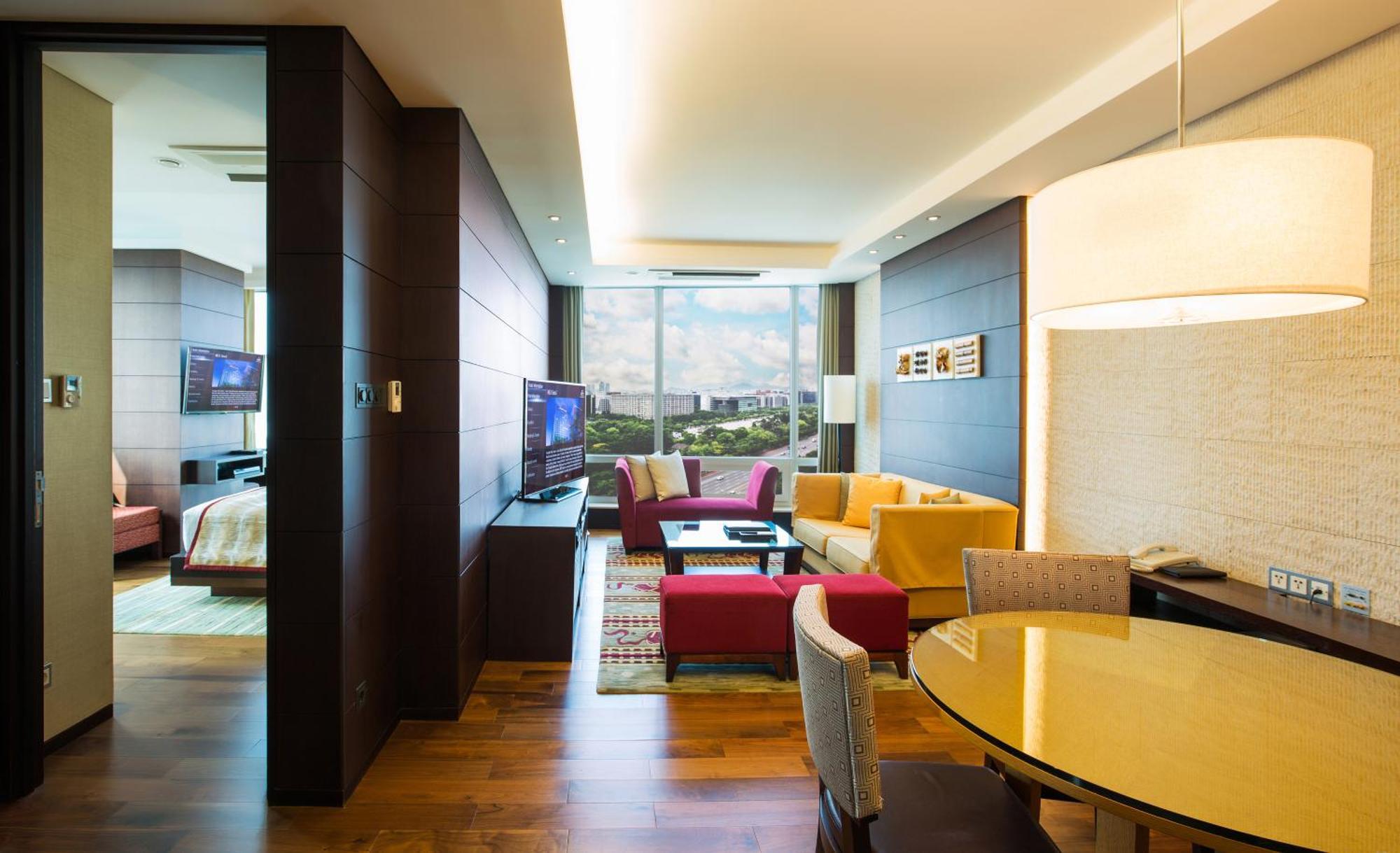 Marriott Executive Apartment Seul Dış mekan fotoğraf